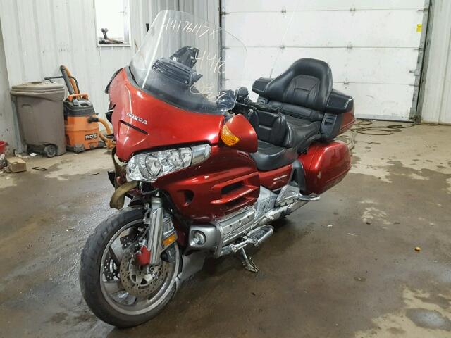 1HFSC47L88A706202 - 2008 HONDA GL1800 RED photo 2