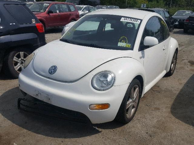 3VWCC21C4XM430286 - 1999 VOLKSWAGEN NEW BEETLE თეთრი ფოტო 2