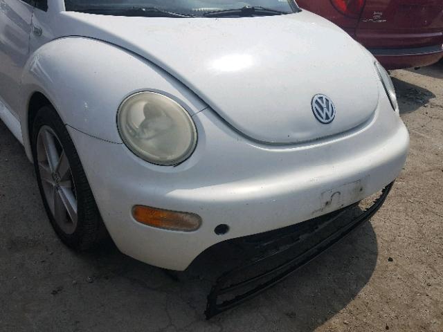 3VWCC21C4XM430286 - 1999 VOLKSWAGEN NEW BEETLE თეთრი ფოტო 9