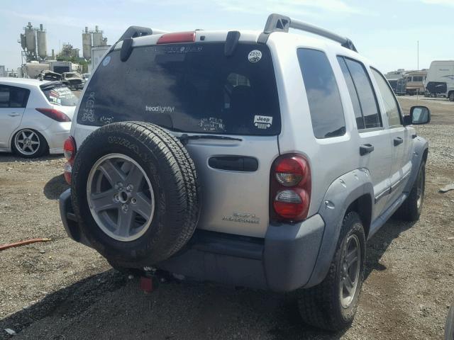 1J4GL38K06W288387 - 2006 JEEP LIBERTY RE BLUE photo 4