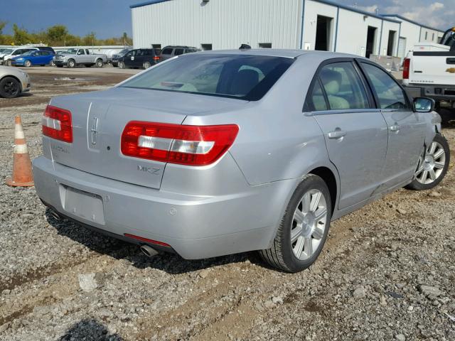 3LNHM26T39R613288 - 2009 LINCOLN MKZ SILVER photo 4