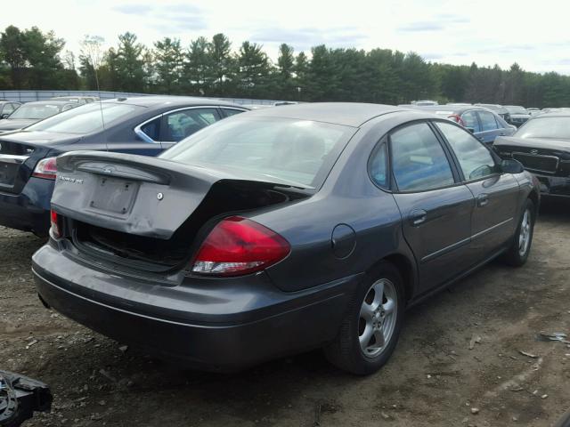 1FAFP53U14G124136 - 2004 FORD TAURUS SE GRAY photo 4