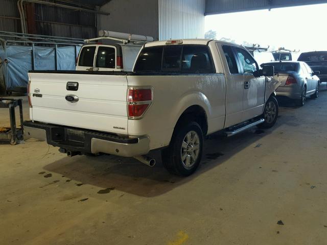 1FTFX1CF2EKF43146 - 2014 FORD F150 SUPER WHITE photo 4