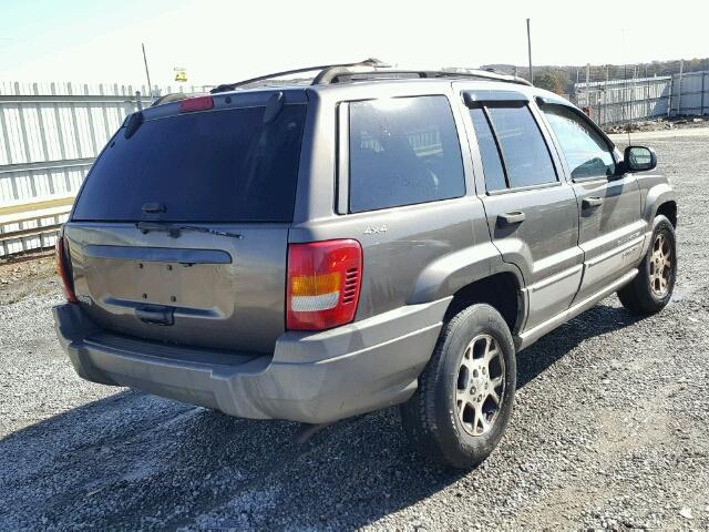 1J4GW58S5XC722146 - 1999 JEEP GRAND CHER GRAY photo 4