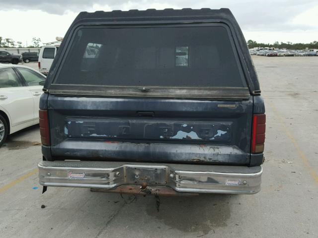 1FTEF14NXGNA18843 - 1986 FORD F150 Gris photo 6