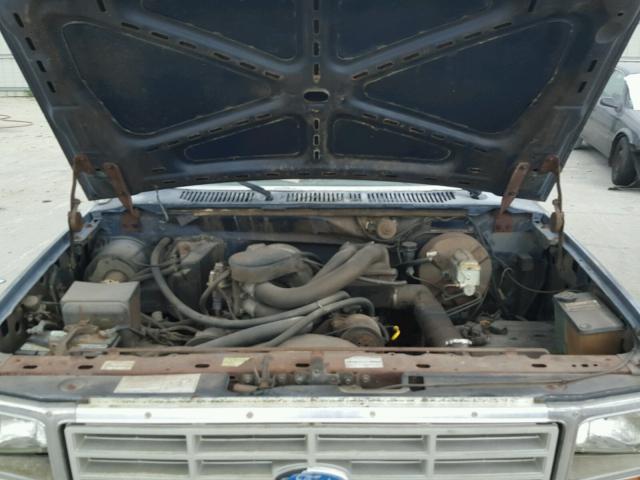 1FTEF14NXGNA18843 - 1986 FORD F150 GRAY photo 7