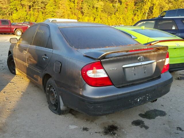 4T1BE32KX4U839870 - 2004 TOYOTA CAMRY LE ნაცრისფერი ფოტო 3