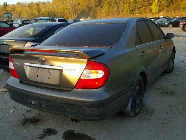 4T1BE32KX4U839870 - 2004 TOYOTA CAMRY LE GRAY photo 4