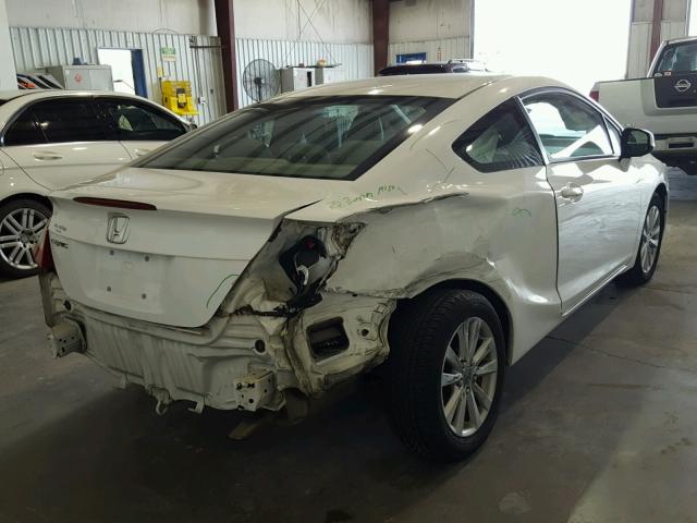 2HGFG3B00CH525078 - 2012 HONDA CIVIC EXL WHITE photo 4