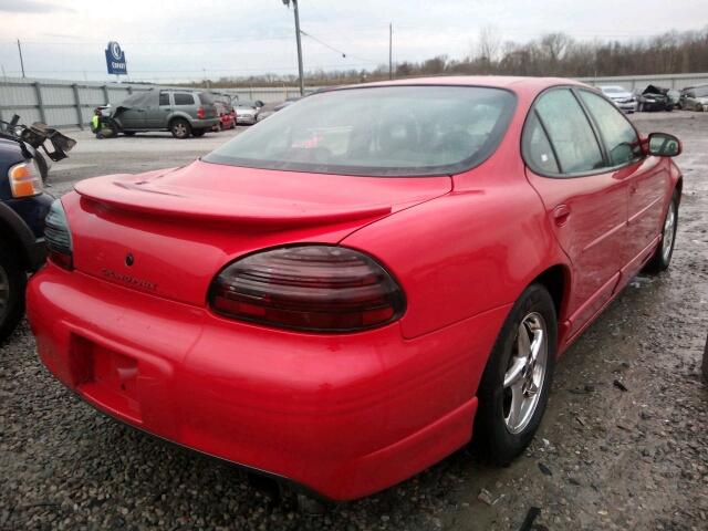 1G2WP52K7YF272608 - 2000 PONTIAC GRAND PRIX RED photo 4