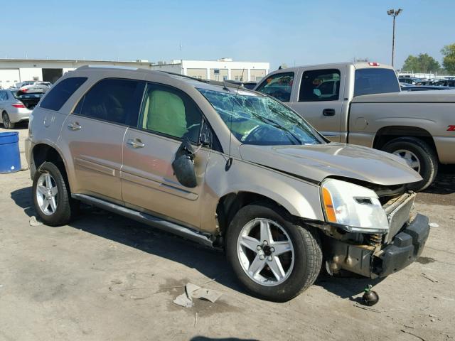 2CNDL73F556161052 - 2005 CHEVROLET EQUINOX GOLD photo 1