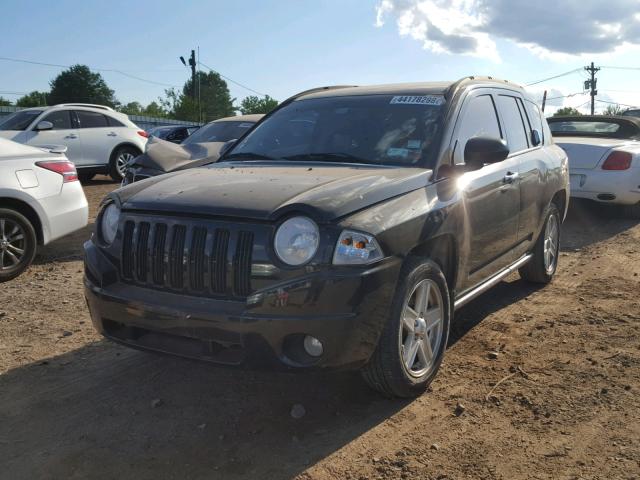 1J8FF47W37D428733 - 2007 JEEP COMPASS BLACK photo 2