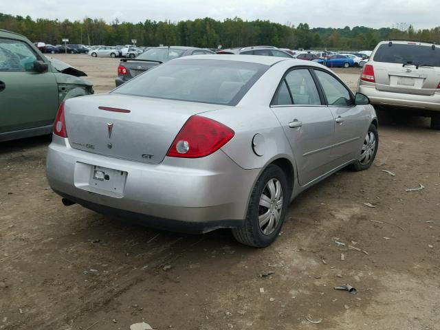 1G2ZH558X64248242 - 2006 PONTIAC G6 GT SILVER photo 4