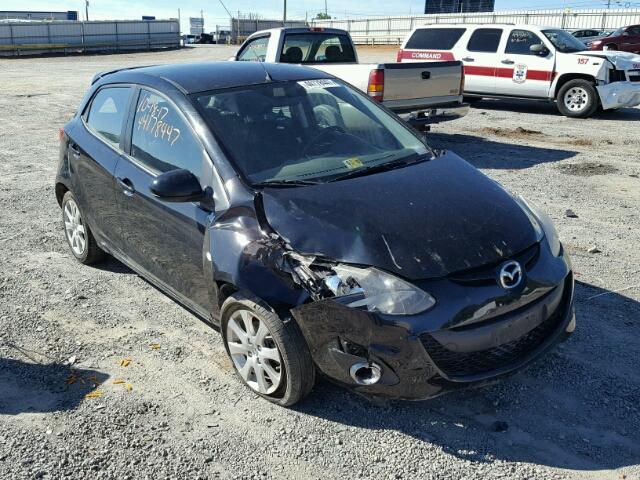 JM1DE1HY1B0120119 - 2011 MAZDA MAZDA2 BLACK photo 1