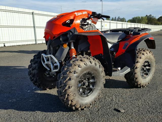 3JBMGAX28HJ000075 - 2017 CAN-AM RENEGADE 1 BLACK photo 2