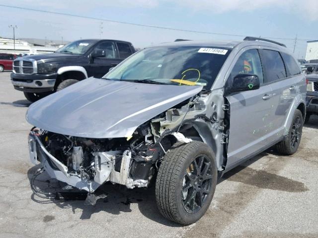 3C4PDDEGXJT388911 - 2018 DODGE JOURNEY GT Gümüş foto 2