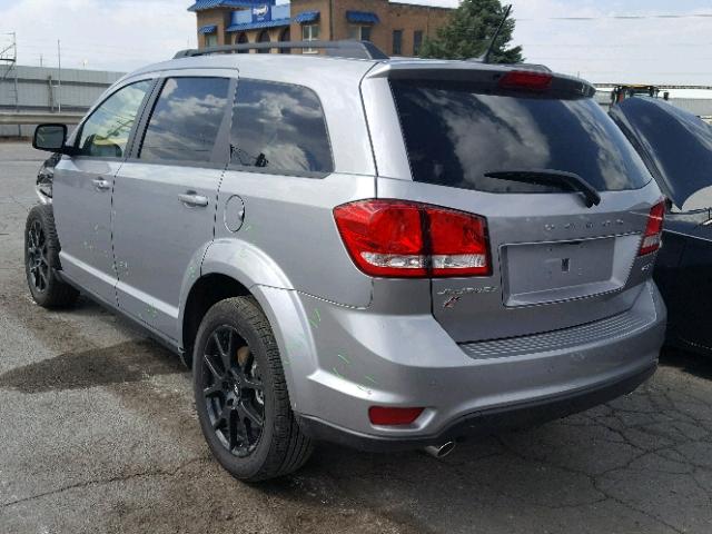 3C4PDDEGXJT388911 - 2018 DODGE JOURNEY GT Gümüş foto 3
