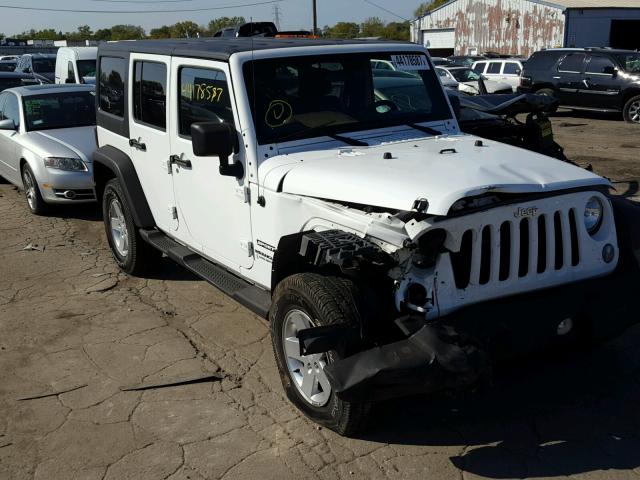 1J4BA3H18BL638089 - 2011 JEEP WRANGLER U WHITE photo 1