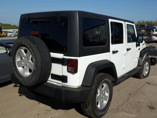 1J4BA3H18BL638089 - 2011 JEEP WRANGLER U WHITE photo 4