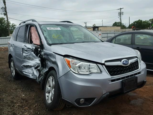 JF2SJARC9FH586637 - 2015 SUBARU FORESTER 2 GRAY photo 1