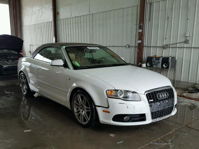 WAUAF48H89K009709 - 2009 AUDI A4 2.0T CA WHITE photo 1