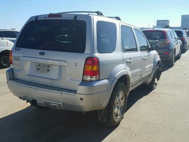 1FMCU04157KA92740 - 2007 FORD ESCAPE SILVER photo 4