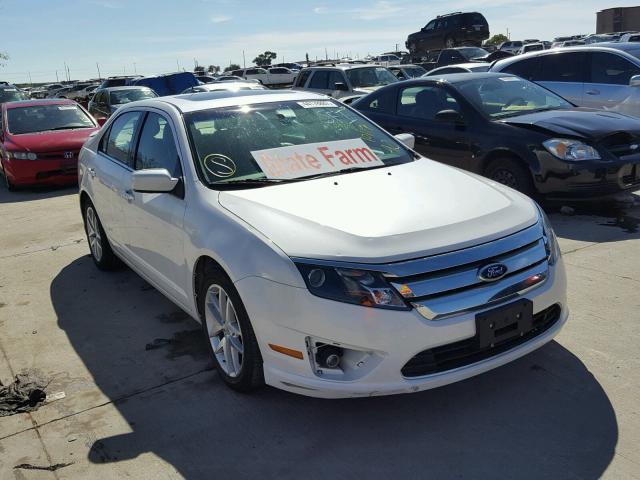 3FAHP0JA6CR115699 - 2012 FORD FUSION SEL WHITE photo 1