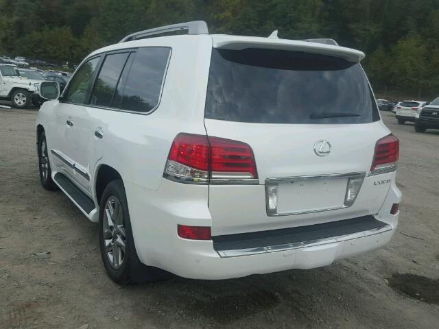 JTJHY7AX3E4141965 - 2014 LEXUS LX WHITE photo 3