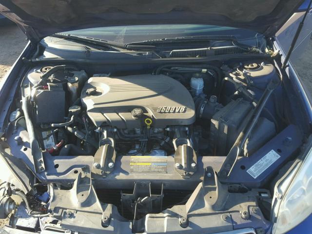 2G1WT55K069187241 - 2006 CHEVROLET IMPALA BLUE photo 7