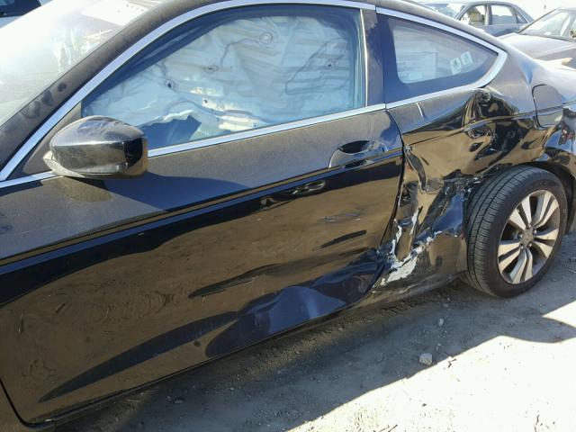 1HGCS12818A017140 - 2008 HONDA ACCORD EXL BLACK photo 9