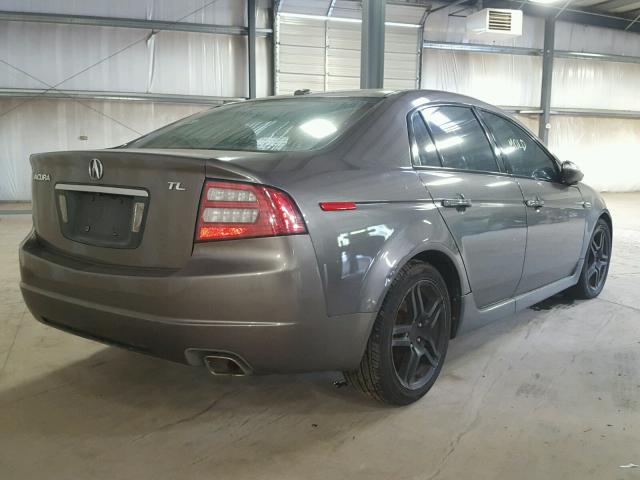 19UUA66258A000691 - 2008 ACURA TL GRAY photo 4