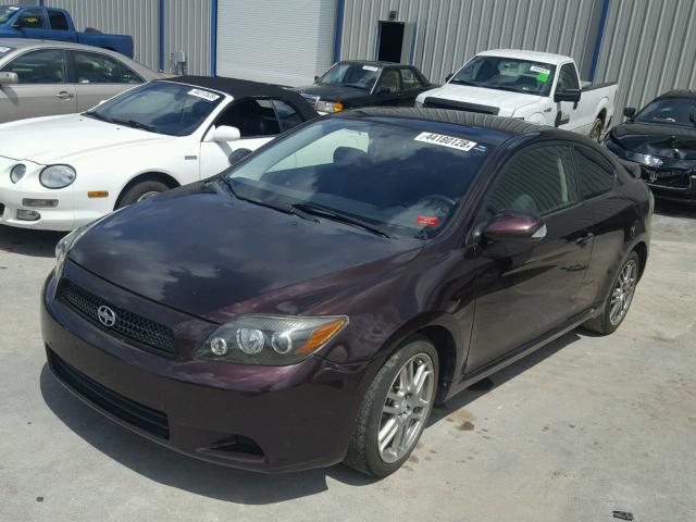 JTKDE167680241692 - 2008 TOYOTA SCION TC 紫色 照片 2