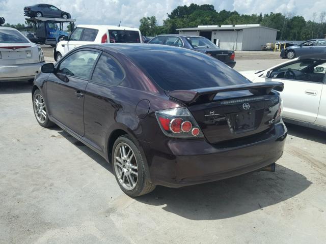 JTKDE167680241692 - 2008 TOYOTA SCION TC 紫色 照片 3