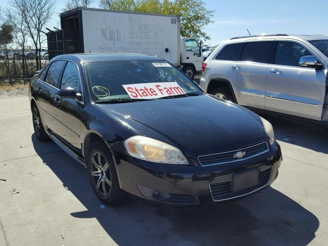 2G1WB5EK6A1144839 - 2010 CHEVROLET IMPALA LT BLACK photo 1