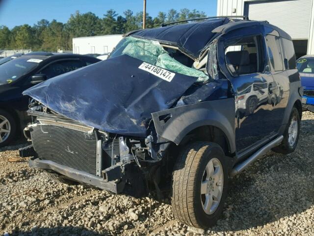 5J6YH18503L009196 - 2003 HONDA ELEMENT EX BLUE photo 2