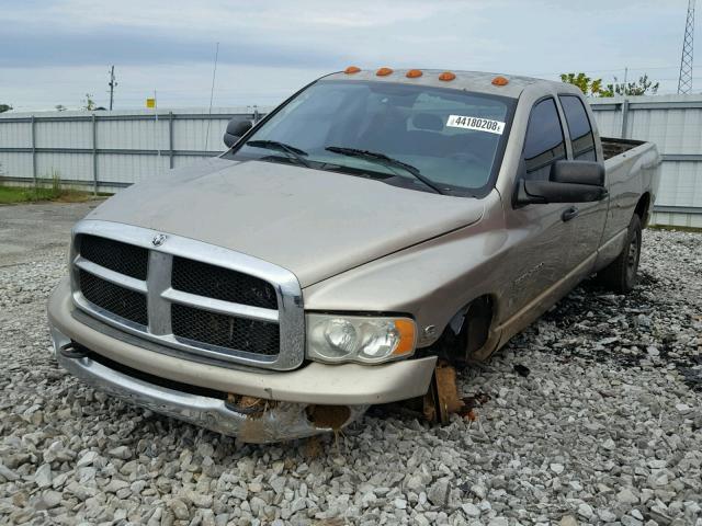 3D7KU28C44G217601 - 2004 DODGE RAM 2500 S BEIGE photo 2