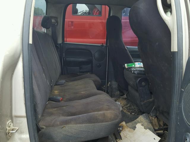 3D7KU28C44G217601 - 2004 DODGE RAM 2500 S BEIGE photo 6