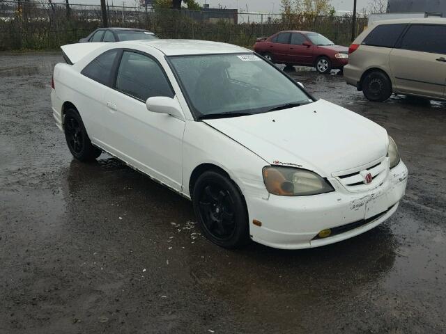 1HGEM22592L803147 - 2002 HONDA CIVIC LX WHITE photo 1