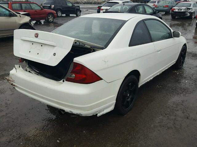 1HGEM22592L803147 - 2002 HONDA CIVIC LX WHITE photo 4