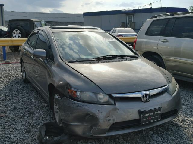 2HGFA169X8H321393 - 2008 HONDA CIVIC EXL ნაცრისფერი ფოტო 1