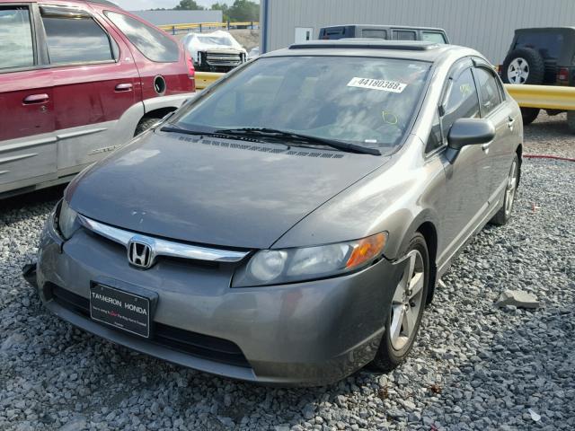 2HGFA169X8H321393 - 2008 HONDA CIVIC EXL ნაცრისფერი ფოტო 2