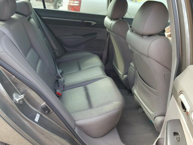 2HGFA169X8H321393 - 2008 HONDA CIVIC EXL ნაცრისფერი ფოტო 6