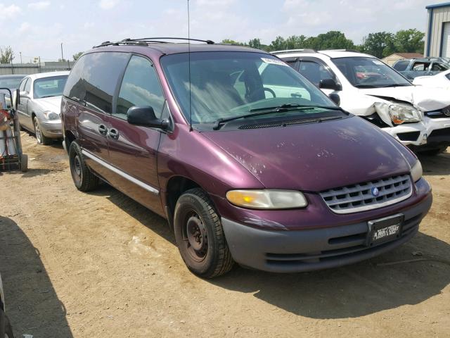 2P4FP2537XR405157 - 1999 PLYMOUTH VOYAGER MAROON photo 1