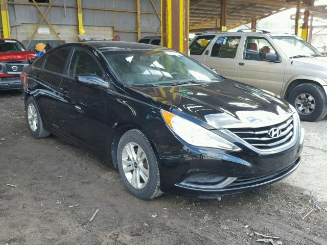 5NPEB4AC5BH097444 - 2011 HYUNDAI SONATA BLACK photo 1