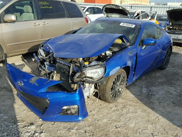 JF1ZCAC15D1608210 - 2013 SUBARU BRZ 2.0 LI BLUE photo 2