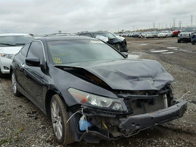 1HGCS22828A017279 - 2008 HONDA ACCORD EXL BLACK photo 1