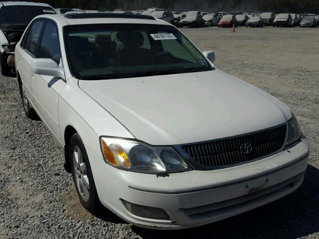 4T1BF28B52U231900 - 2002 TOYOTA AVALON WHITE photo 1