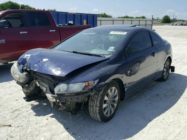 2HGFG12909H533662 - 2009 HONDA CIVIC EXL Mavi foto 2