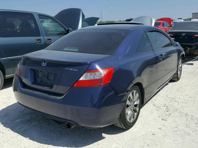2HGFG12909H533662 - 2009 HONDA CIVIC EXL Mavi foto 4