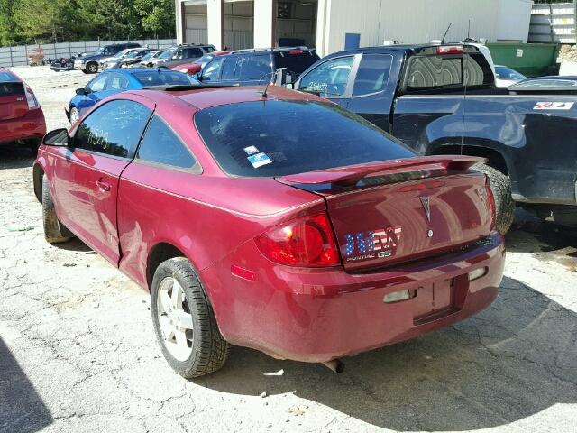 1G2AS18H997209759 - 2009 PONTIAC G5 MAROON photo 3